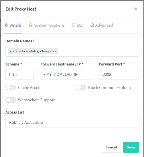 Set up host